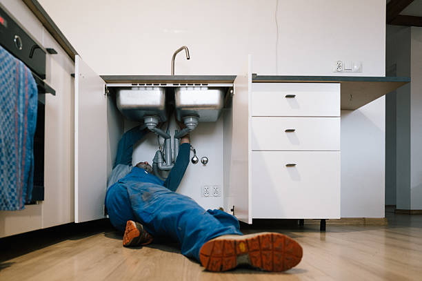 Professional Leak Detection technician working in Whitehall, WI